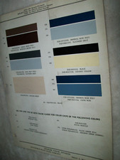 1951 De Soto DeSoto car Ditzler auto Paint Chips set