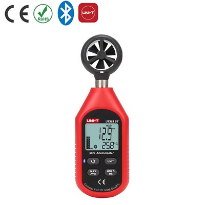 UNI-T UT363-BT Mini Anemometer Temperature Meters Transfer Measurement  LCD