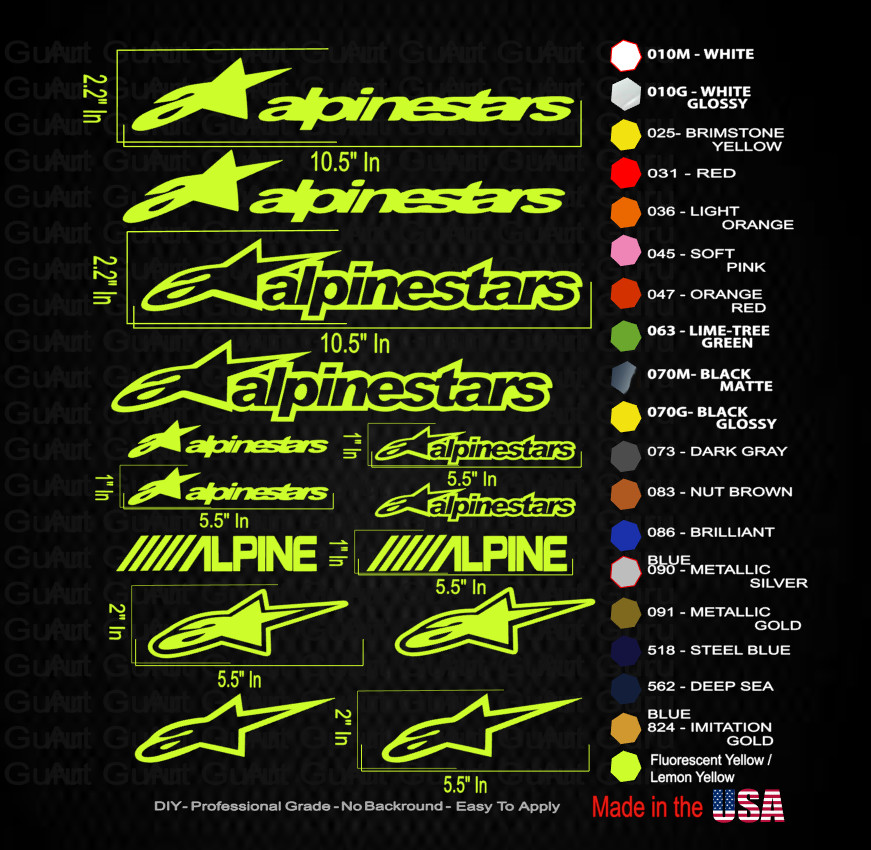 Aftermarket Motorcycle Sponsor Customized Vinyl Fairing Deca