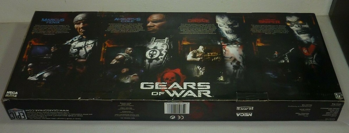 GEARS OF WAR アクションフィギュア BOXSET gears of war box set 4 pack figures fenix cole locust drone