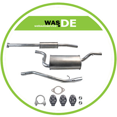 Auspuffanlage Auspuff ab Kat Mazda 3 (BK) 1.4 & 1.6 inkl. Montagesatz