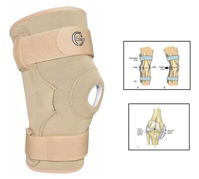 1 Stück Neopren Knie Gelenk Arthritis Stützbandage mit Gurtbandage offene Patella