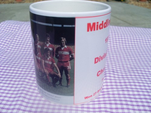 Tazza festa Middlesbrough 1971/72 Div 2 Champions regalo compleanno Natale - Foto 3 di 5