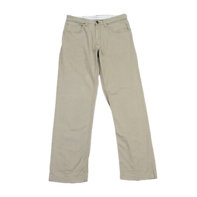 Lee Jeans Mens Waist 32 Leg 30 Stone Cotton Denim Brooklyn Straight Zip Fly