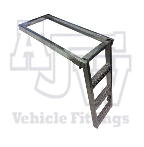 1 x Pull Out Underfloor 3 Rung Step Slide Safety Trailer Truck HGV Access - Picture 1 of 3