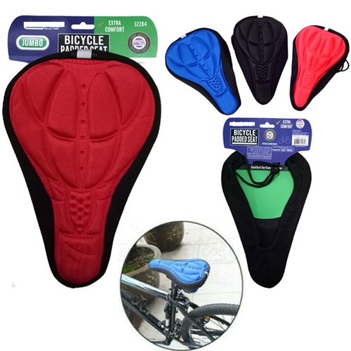 1 Acolchado Asiento de Bicicleta Funda Duradero Suave Sillín eBay