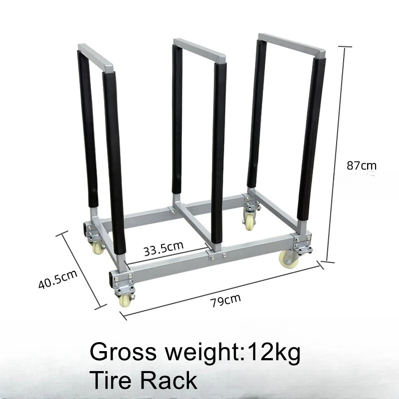 Tyre Display Racks for Car Repair Shops Wheel Storage Organizer