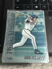  2000 Finest Moments #FM1 Chipper Jones braves!