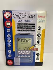 Vintage Electronic organizer Karce KD-1688 192KB memory Personal Data N500