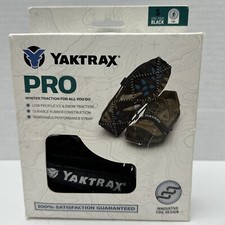 Yaktrax 096506086099 Pro Ice Boot / Shoe Traction Device Grips Black Small