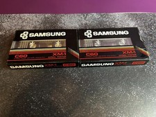 SAMSUNG XM-1 60 TYPE I BLANK CASSETTE TAPE SEALED Lot Of 2