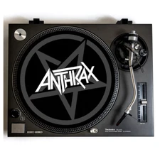 ANTHRAX Turntable Slipmat for Vinyl Records 12" DJ Slip Mat Thrash Metal vinyls