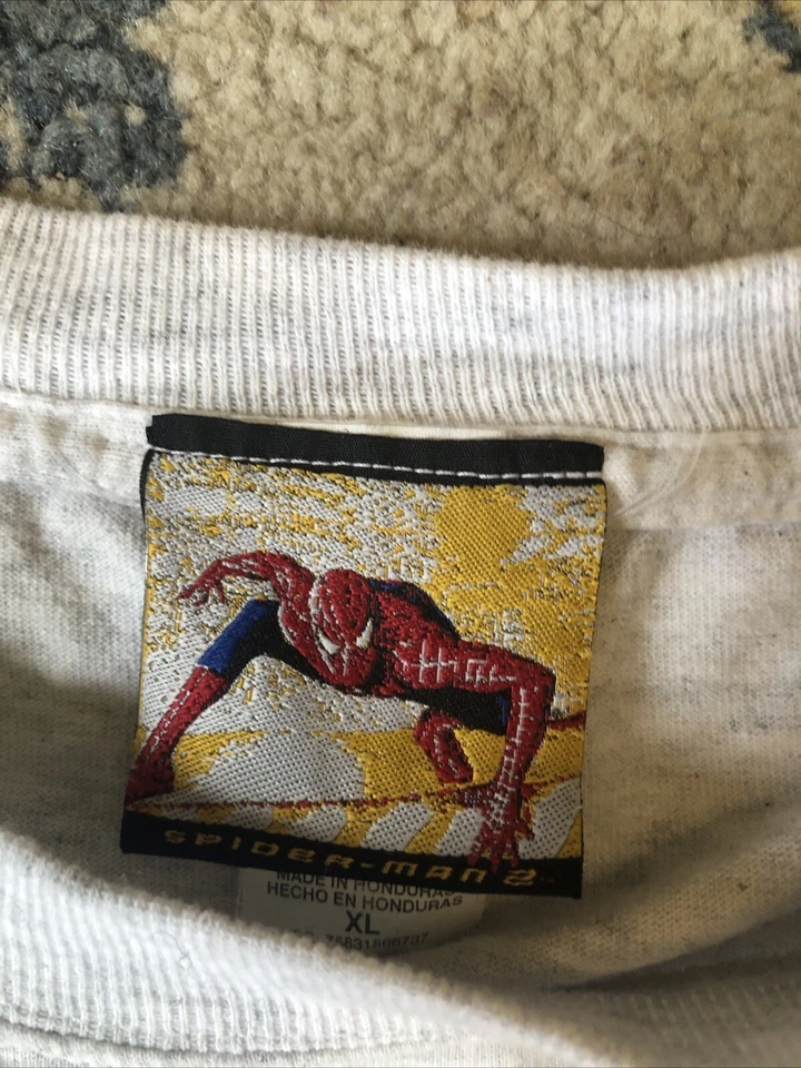 Vintage Spiderman 2 Movie Shirt Youth XL Long sleeve - Image 2 of 4