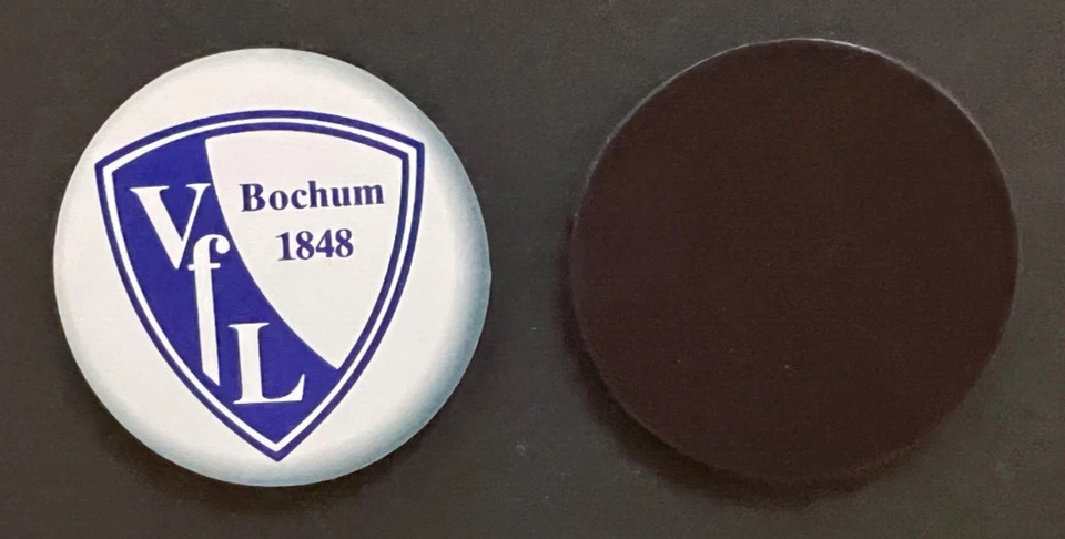 VfL Bochum Magnet Pin Rund Fussball Bundesliga Aral ca. 4cm