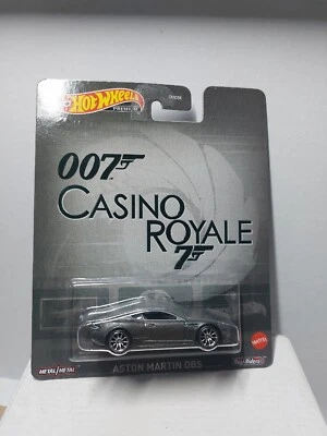 HOT WHEELS Hotwheels 1/64 🇨🇵 James bond 007 Casino royal Aston Martin DBS de 2023 Premium