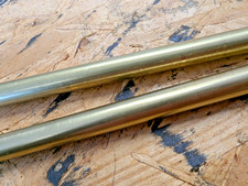2 Pieces 7/16" OD C360 BRASS SOLID ROUND ROD 10" long New Lathe Bar Stock