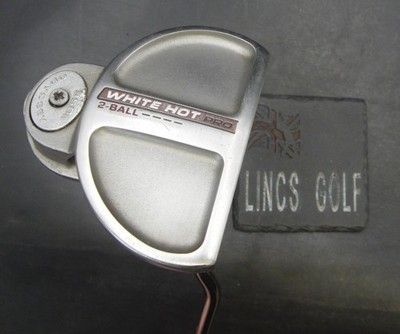 Odyssey White Hot Pro 2-Ball Putter Stahlschaft Psyko Grip*