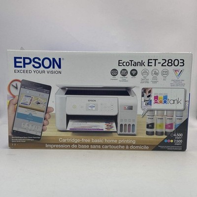 New Epson EcoTank Printer ET-2803