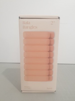 Bala Bangles 2LB Weighted Bracelet Set for Gym Sand