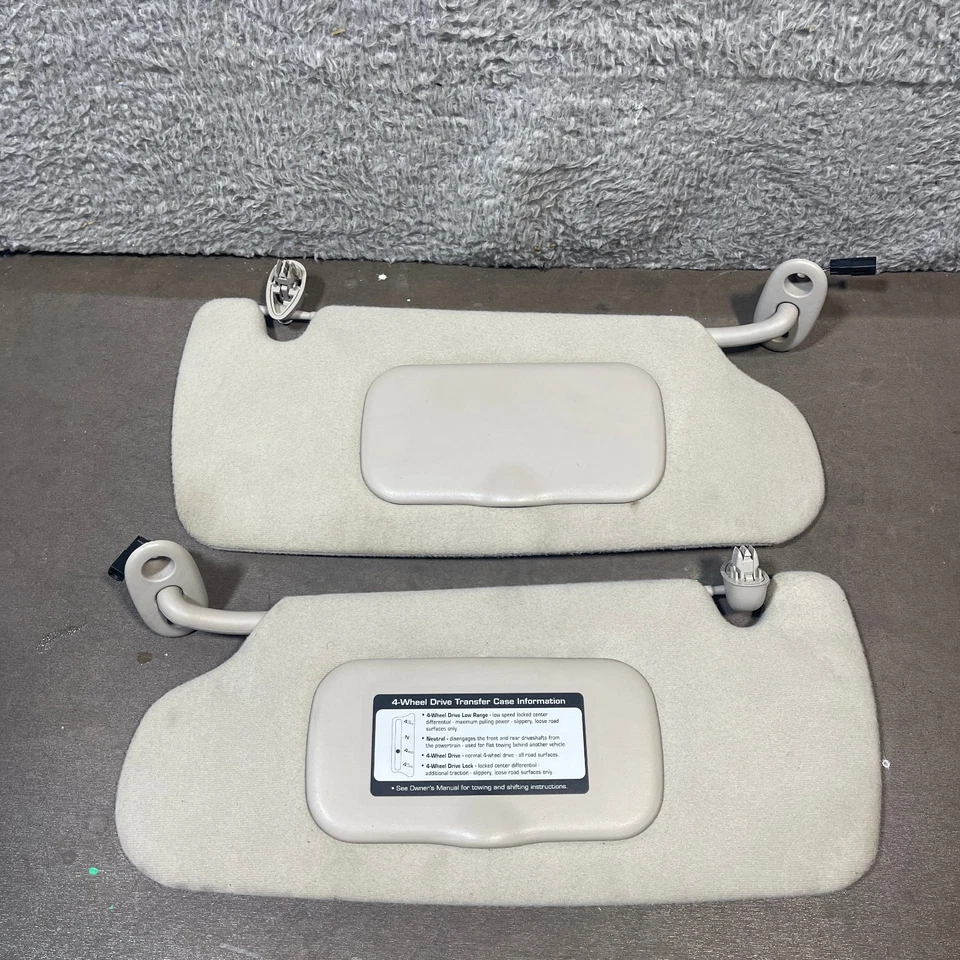 Dodge Durango 1998-2000 conductor pasajero par parasol lateral OEM gris Foto 3 de 4