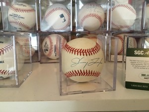 JOHNNY TEMPLE Autographed Single Signed Baseball SGC Reds Clean NLB