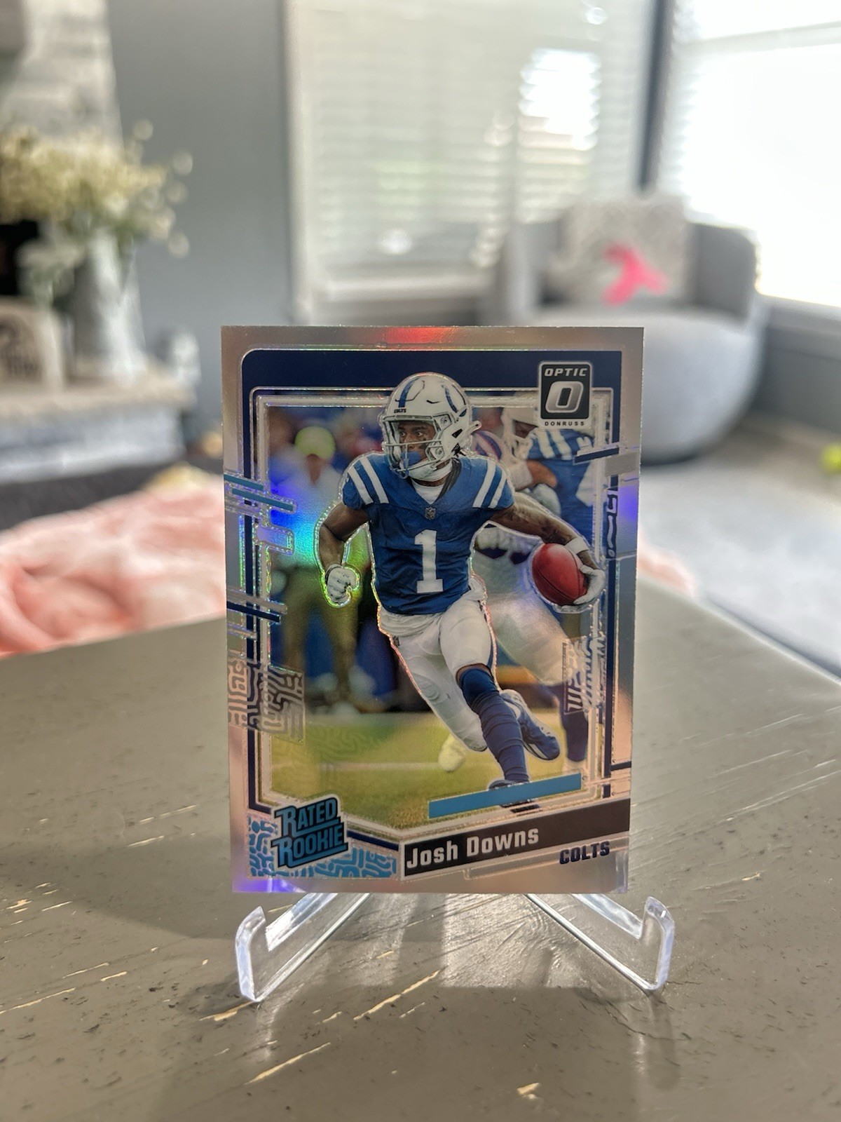 2023 Panini Donruss Optic - Holo Prizm Rated Rookie Josh Downs #248 (RC) Colts