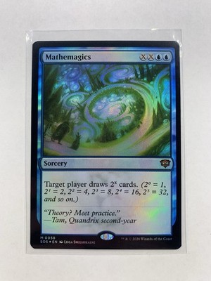 Mathemagics M Foil Secrets of Strixhaven 58 NM