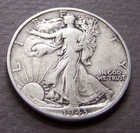 1943-D Walking liberty Half Dollar #50