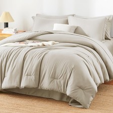 Full Size Comforter Sets - 7 Pieces Bed in a Bag Full, Luxury Comforter Set w...