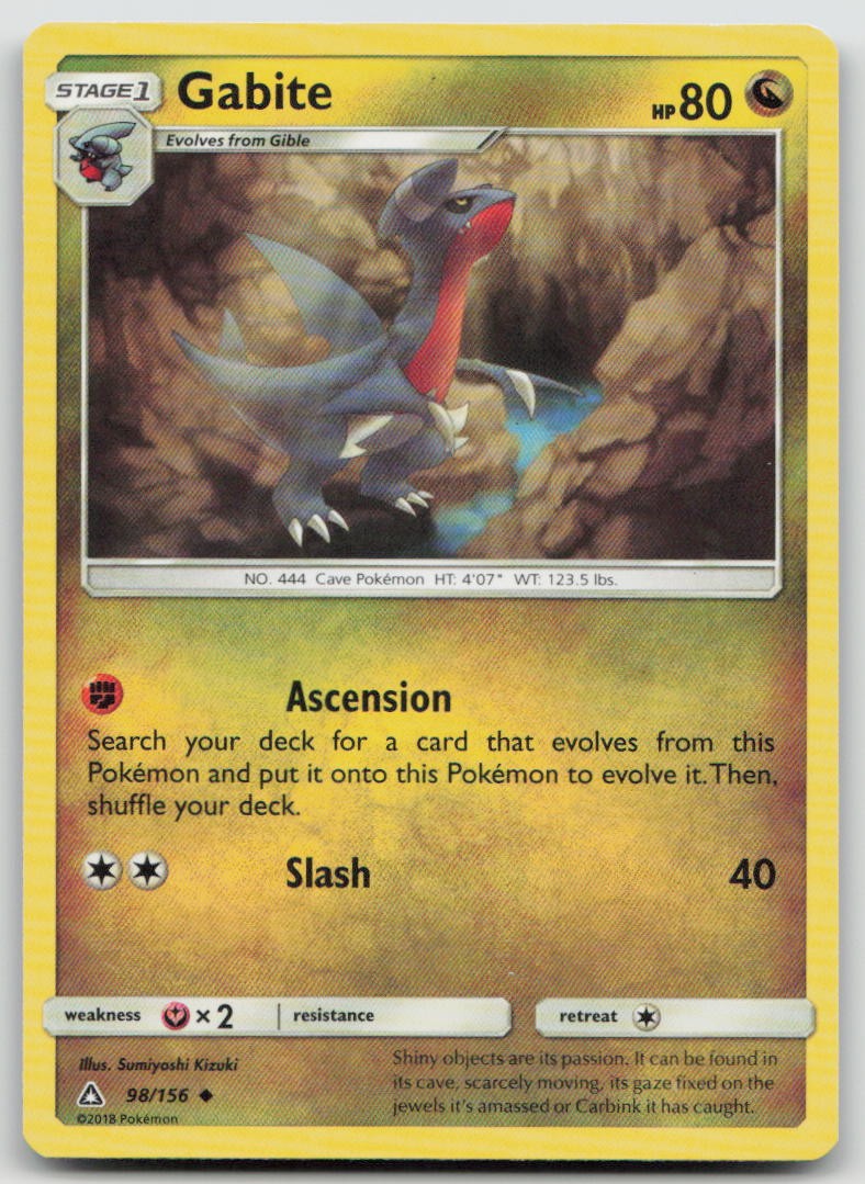 Gabite 98/156 Uncommon Ultra Prism Pokemon LP