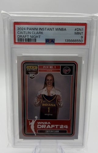 2024-25 Panini Instant WNBA - Draft Night Caitlin Clark #DN-1 /45316 (RC) PSA 9