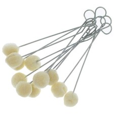 DIY 50 Pcs Lot Wholesale Wool Ball Brush Dauber Leather Dye Leathercraft Tool