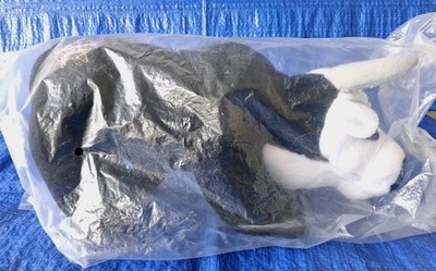 2004 Breyer PBR Pose-A-Bull 14x7½'' Black & White Bull Plush - NOT RELEASED - NEW