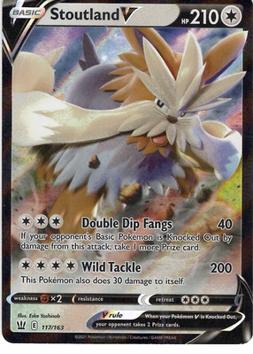 The Pokémon Company Stoutland V - (Swsh05: Battle Styles) 117/163 UR Holo ENG