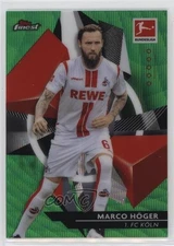 2020-21 Topps Finest Bundesliga Green Wave Refractor /99 Marco Hoger #54