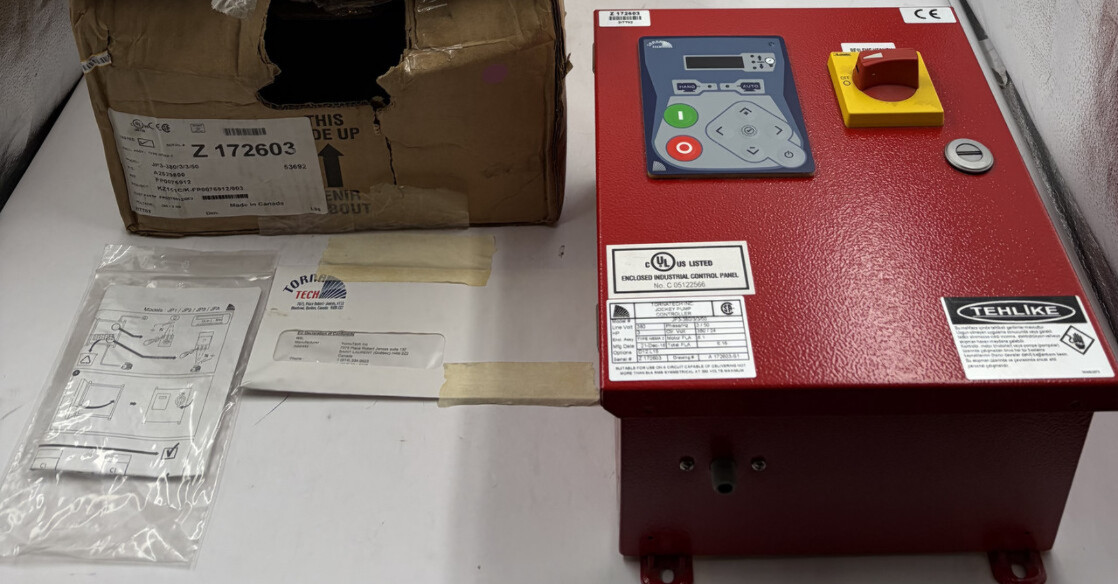 TORNATECH JP3-380-3/3/50 3HP JOCKEY PUMP CONTROLLER LINE VOLT 380 3PH 50HZ