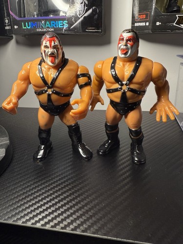 Vintage Hasbro Demolition Ax Smash 1990 WWF WWE Ac...