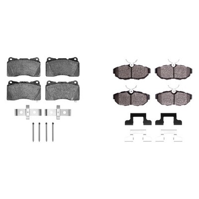 For Ford Mustang 07-11 R1 Concepts Optimum OEp Front & Rear Brake Pad Set