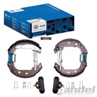 Hella BREMSBACKEN-SATZ 228,6Mm Hinterachse Passend FüR Fiat Marea Multipla