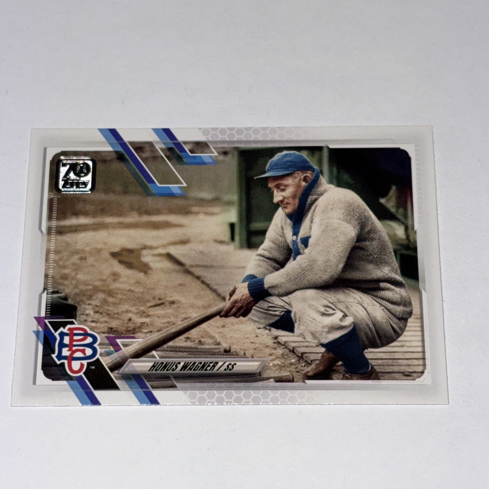 2021 Topps #502 HONUS WAGNER SP Image Variation! PIRATES! HOF!