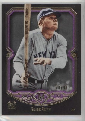 2017 Topps Museum Collection Amethyst Purple /99 Babe Ruth #68 HOF 1c37