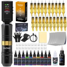 Maquina De Tatuaje Kit Para Tatuar Tattoo Rot...