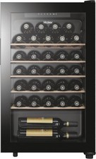 Wine Cooler 45cm Wide Haier HWS33GG - Black - G Rated - 33 BOTTLES