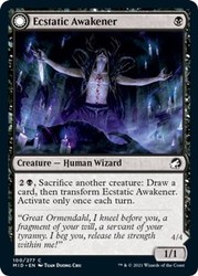 Ecstatic Awakener // Awoken Demon - Foil - Innistrad: Midnight Hunt #100