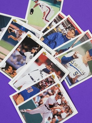 1992 UPPER DECK BASEBALL TRADING CARDS 1-500 YOU PICK FREE SHIPPING 50% OFF 2+