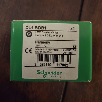 Schneider Electric Harmony DL1BDB1 LED Cluster White 24V LED Indicator Module