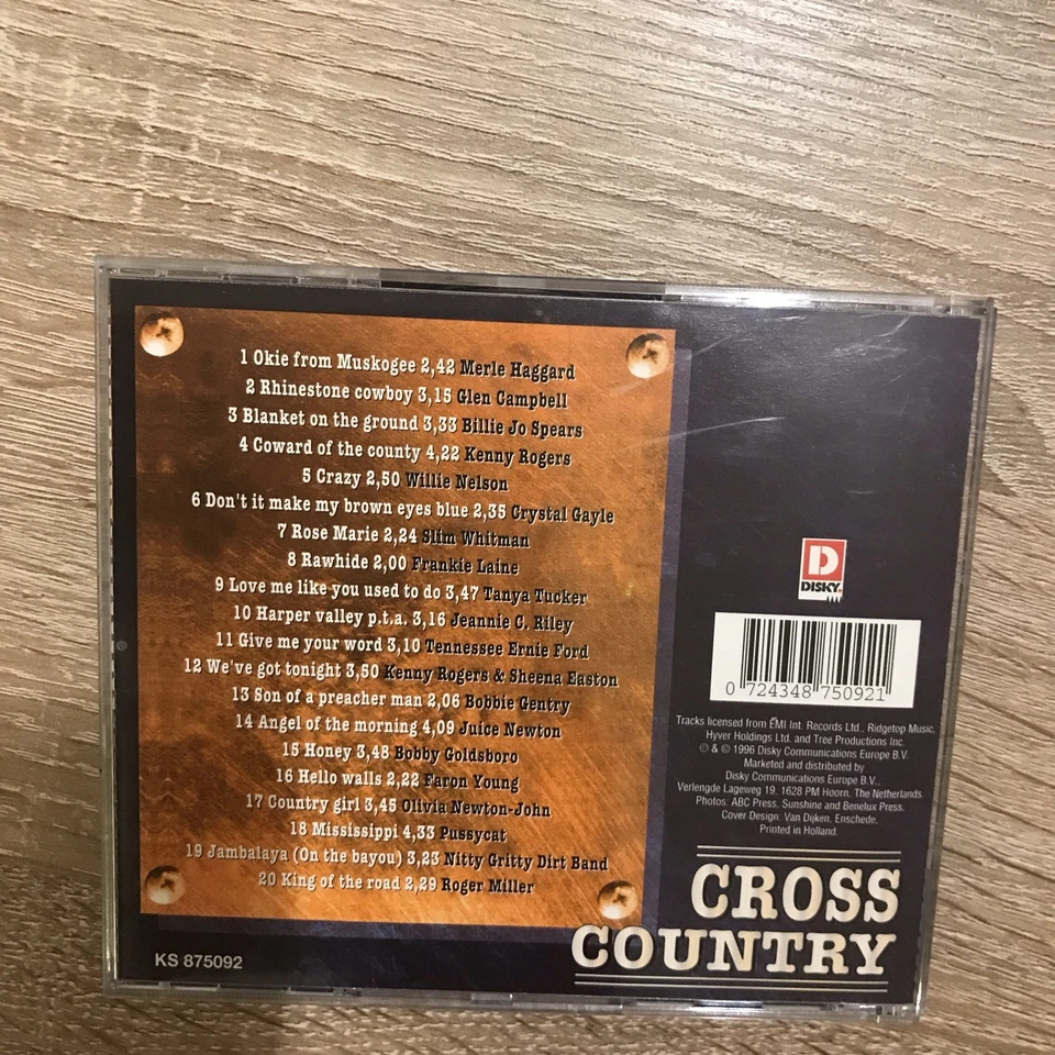 Cross Country Merle Haggard, Glen Campbell, Billie Jo Spears, Kenny Roger..CD] C - Bild 3 von 3