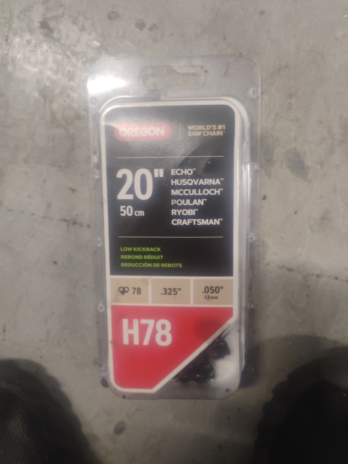 Oregon H78 Low Kickback Chain Saw Chain 20