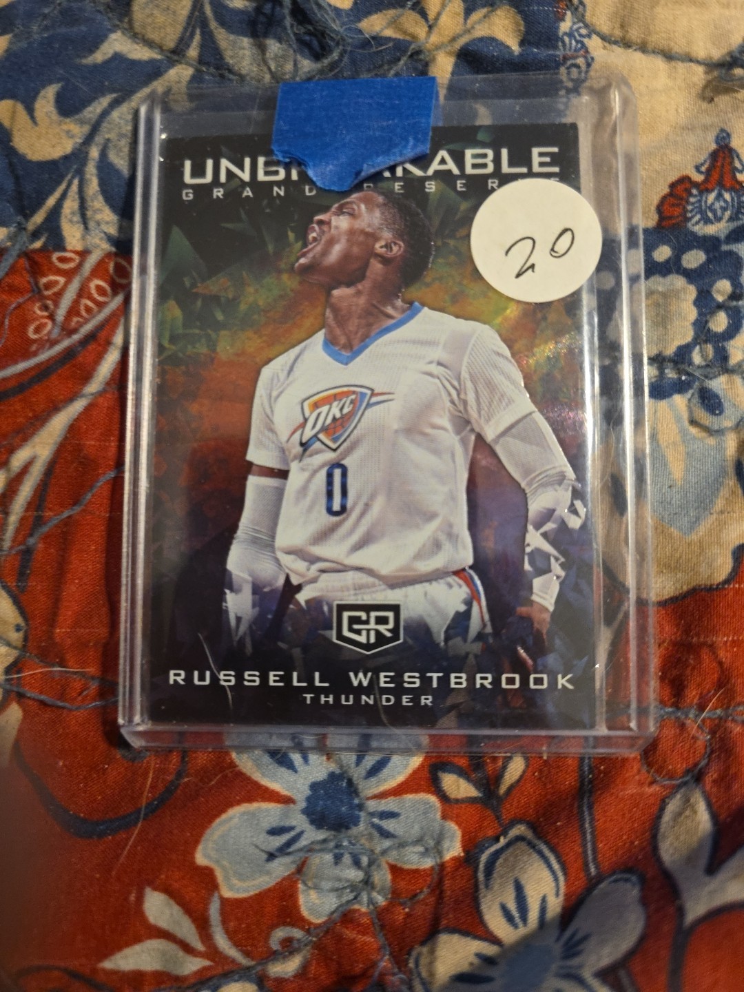 2016-17 Panini Grand Reserve Basketball Russell Westbrook Unbreakable Grand...
