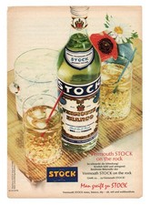Vintage Werbung STOCK Vermouth Bianco 1960er ...
